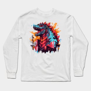 godzilla Long Sleeve T-Shirt